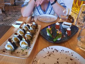 Los entrantes, fantasticos. at MIMO in Malaga