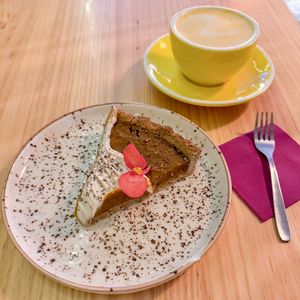 Pumpkin pie  #Veganuary at MIMO in Malaga