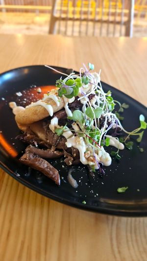 Mushroom bao at MIMO in Malaga