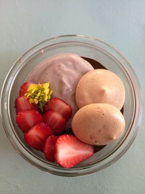 Mimo chocolate mousse at MIMO in Malaga