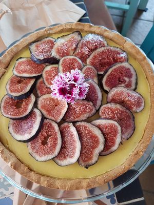 The best tart ever at MIMO in Malaga
