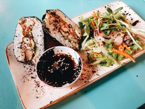 Onigiri, great taste. at MIMO in Malaga