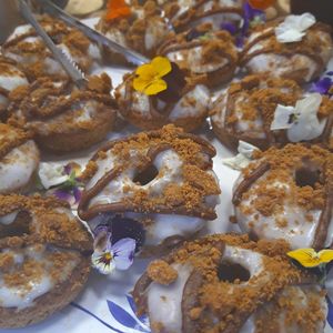 All freshly baked in shop 💖🍰 at Guilt Furrie Vegan in Doncaster