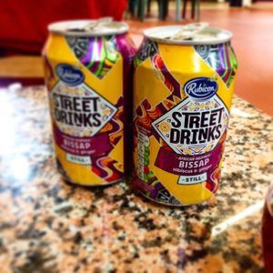 Very tasty soft drinks inspired by Africa at Guilt Furrie Vegan in Doncaster