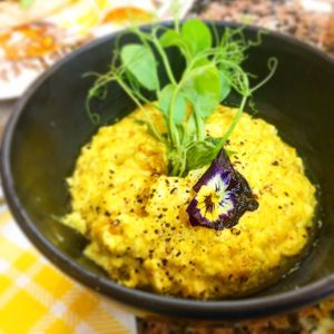 Scrambled tofu very tasty  at Guilt Furrie Vegan in Doncaster