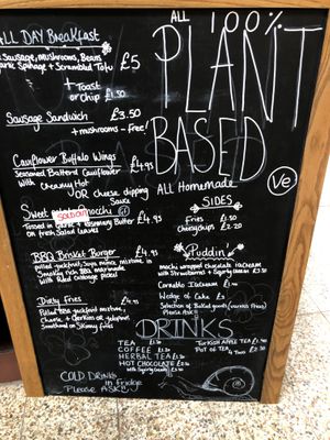 Main menu guilt furrie vegan  at Guilt Furrie Vegan in Doncaster