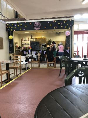 The cafe.  at Guilt Furrie Vegan in Doncaster