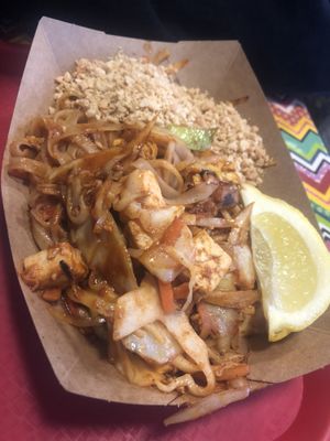  Vegetarian pad thai. at Roza Slon in Ljubljana