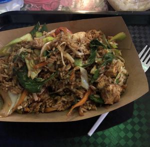 Vegan pad prik at Roza Slon in Ljubljana