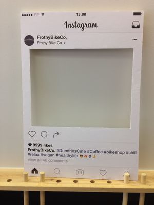 #vegan on Instagram  at The Frothy Bike Co in Dumfries