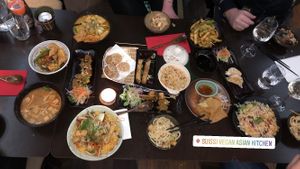 Satay udon noodles were so good! at Suissi Vegan Kitchen  in Glasgow