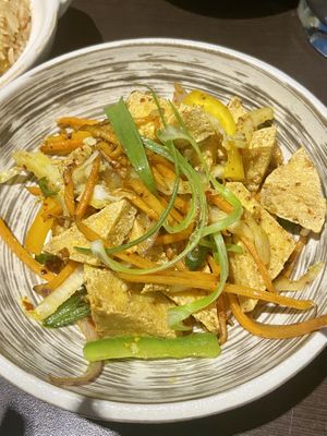 salt and chilli tofu at Suissi Vegan Kitchen  in Glasgow