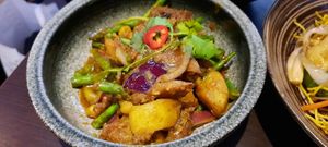 Rendang curry at Suissi Vegan Kitchen  in Glasgow