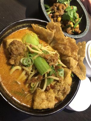 Laksa  at Suissi Vegan Kitchen  in Glasgow