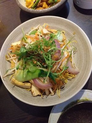 Crispy noodles - main at Suissi Vegan Kitchen  in Glasgow
