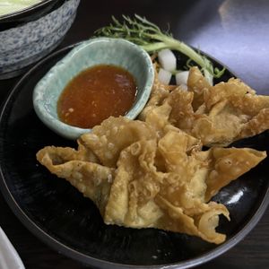 Vegetable Wontons  #Veganuary at Suissi Vegan Kitchen  in Glasgow
