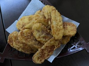 Tempeh crisps  at Suissi Vegan Kitchen  in Glasgow