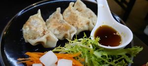 Gyoza at Suissi Vegan Kitchen  in Glasgow