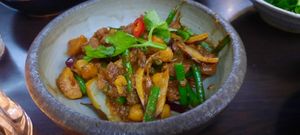 Rendang curry at Suissi Vegan Kitchen  in Glasgow