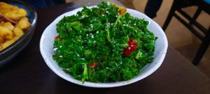 Spicy kale at Suissi Vegan Kitchen  in Glasgow