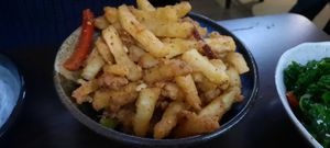 Chips at Suissi Vegan Kitchen  in Glasgow