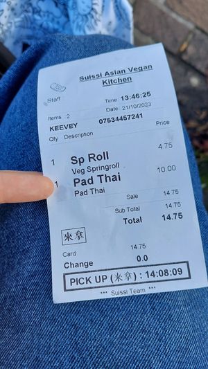  at Suissi Vegan Kitchen  in Glasgow