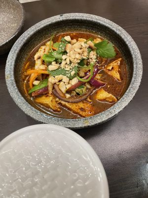 Schezwan tofu    at Suissi Vegan Kitchen  in Glasgow