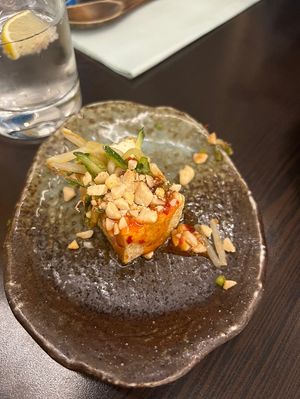 Stuffed tofu starter  at Suissi Vegan Kitchen  in Glasgow