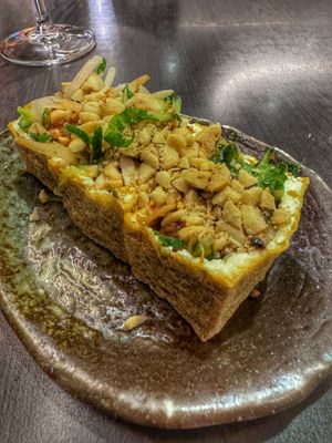Stuffed tofu   at Suissi Vegan Kitchen  in Glasgow