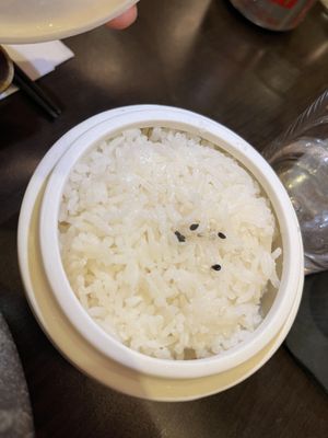 Jasmine rice  at Suissi Vegan Kitchen  in Glasgow