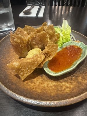 Wontons   at Suissi Vegan Kitchen  in Glasgow