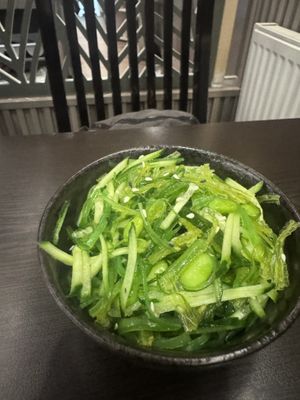 Seaweed salad   at Suissi Vegan Kitchen  in Glasgow