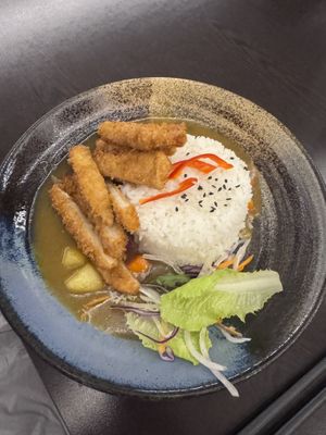 King trumpet.katsu   at Suissi Vegan Kitchen  in Glasgow
