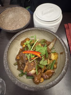 Rendang   at Suissi Vegan Kitchen  in Glasgow