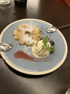 Pudding face  at Suissi Vegan Kitchen  in Glasgow