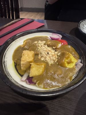Tofu satay   at Suissi Vegan Kitchen  in Glasgow