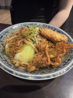 Gan Lau Mee  at Suissi Vegan Kitchen  in Glasgow