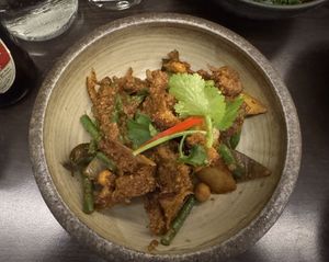 Lions Mane Rendang  at Suissi Vegan Kitchen  in Glasgow