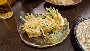 Tofu parcels at Suissi Vegan Kitchen  in Glasgow