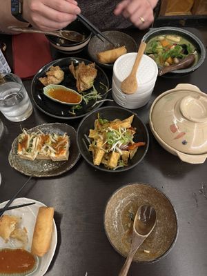 Our meal   at Suissi Vegan Kitchen  in Glasgow