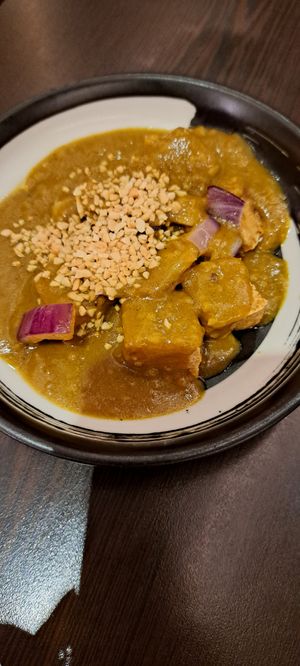 Satay tofu at Suissi Vegan Kitchen  in Glasgow