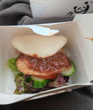 Tempeh Bao at Suissi Vegan Kitchen  in Glasgow