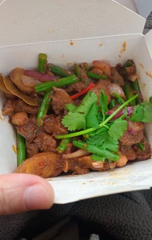 Rendang curry at Suissi Vegan Kitchen  in Glasgow