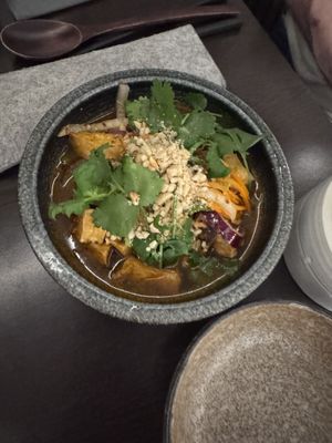 Sichuan tofu  at Suissi Vegan Kitchen  in Glasgow