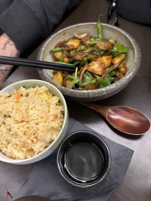 Oh mushrooms 🍄 unbelievable!! at Suissi Vegan Kitchen  in Glasgow