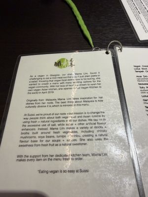   at Suissi Vegan Kitchen  in Glasgow