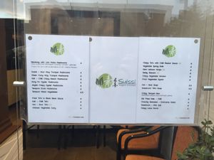 Menu at Suissi Vegan Kitchen  in Glasgow