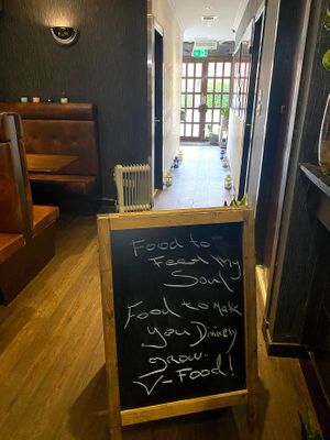 A poetic note of departure. at Suissi Vegan Kitchen  in Glasgow