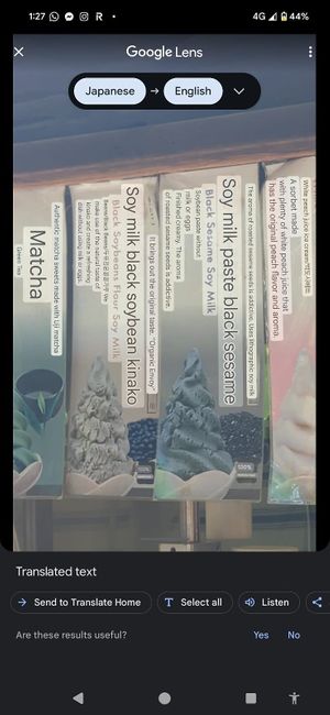 2 vegan flavours translated at Tsuru no Chaya in Nara