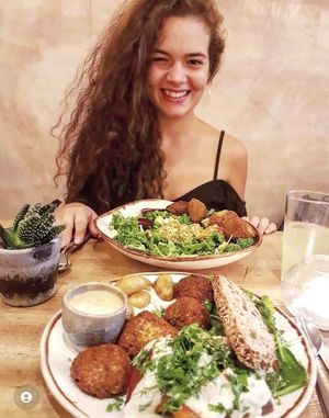 big portions at Honest Greens - Serrano in Madrid